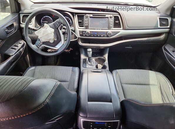 5TDBKRFHXGS305727 2016 TOYOTA HIGHLANDER White წინა პანელის ხედი