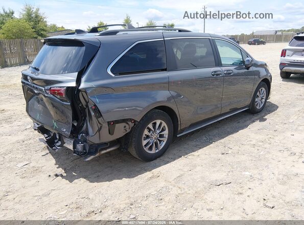 5TDBRKEC0SS238508 2025 TOYOTA SIENNA Gray უკანა მარჯვენა