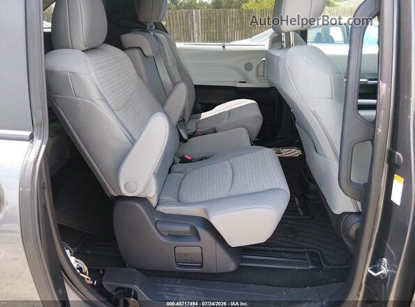 5TDBRKEC0SS238508 2025 TOYOTA SIENNA Gray VIN კოდის სტიკერის ხედი