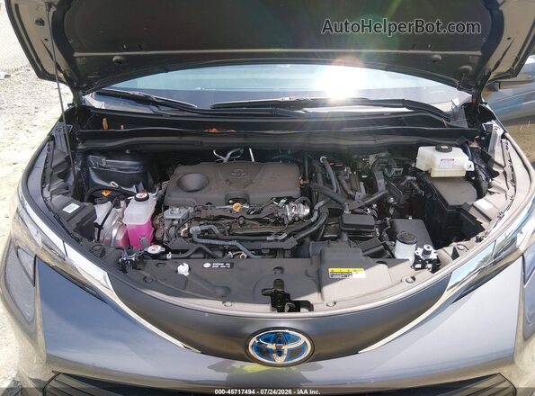 5TDBRKEC0SS238508 2025 TOYOTA SIENNA Gray უკანა ხედი