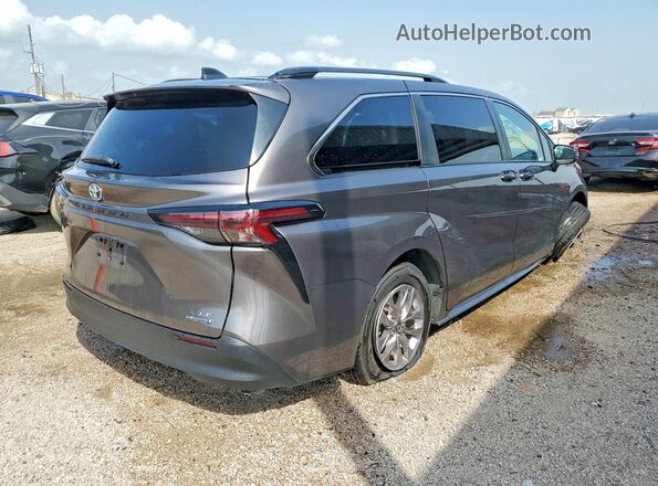5TDBRKEC1PS160361 2023 TOYOTA SIENNA Gray Հետևի աջ