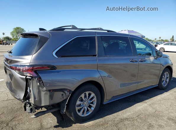 5TDBRKEC1PS177046 2023 TOYOTA SIENNA Gray უკანა მარჯვენა
