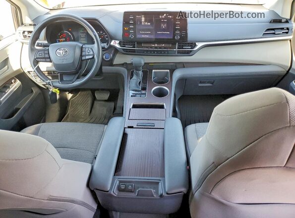 5TDBRKEC1PS177046 2023 TOYOTA SIENNA Gray წინა პანელის ხედი