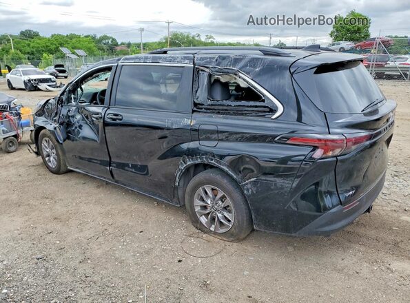 5TDBRKEC2SS230913 2025 TOYOTA SIENNA Black Tył lewy