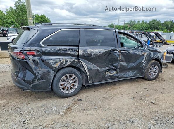 5TDBRKEC2SS230913 2025 TOYOTA SIENNA Black Tył prawy