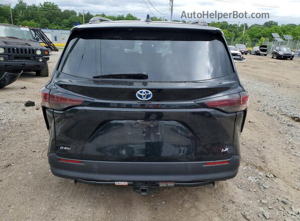 5TDBRKEC2SS230913 2025 TOYOTA SIENNA Black Widok z tyłu