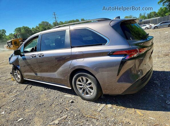 5TDBRKEC7MS013277 2021 TOYOTA SIENNA Gray Tył lewy