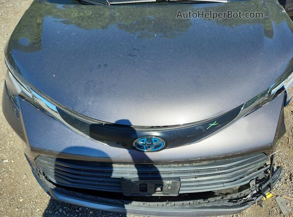 5TDBRKEC7MS013277 2021 TOYOTA SIENNA Gray Widok komory silnika