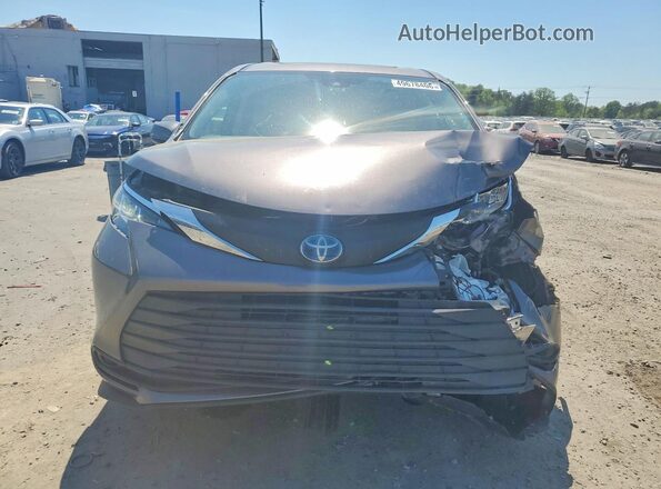 5TDBSKFC6MS019865 2021 TOYOTA SIENNA Gray Դիմացի տեսք