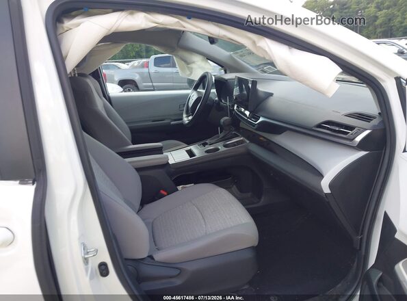 5TDBSKFCXSS156899 2025 TOYOTA SIENNA White Вид салону спереду
