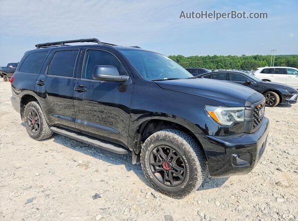 5TDBY5G12LS176823 2020 TOYOTA SEQUOIA Черный Передняя правая четверть