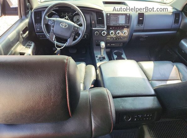 5TDBY5G12LS176823 2020 TOYOTA SEQUOIA Черный Вид панели приборов