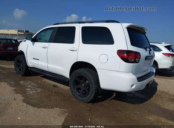 5TDBY5G13JS162975 2018 TOYOTA SEQUOIA White Հետևի ձախ
