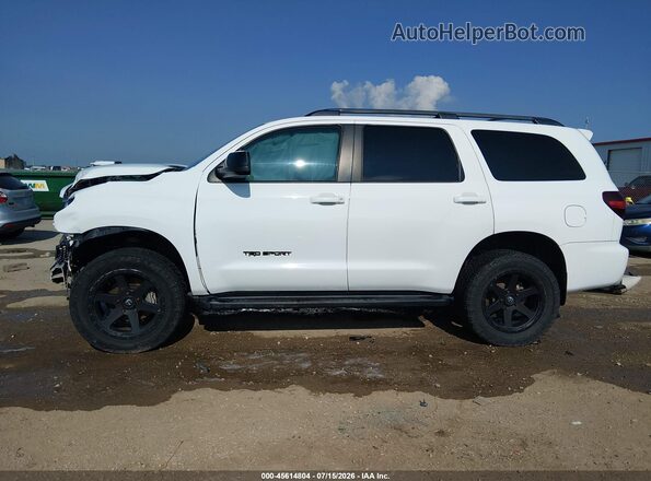 5TDBY5G13JS162975 2018 TOYOTA SEQUOIA White Սալոնի 360 աստիճան տեսք