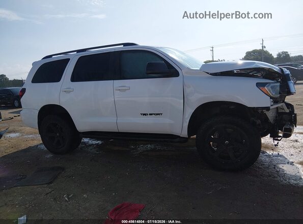 5TDBY5G13JS162975 2018 TOYOTA SEQUOIA White Սալոնի հետևի տեսք