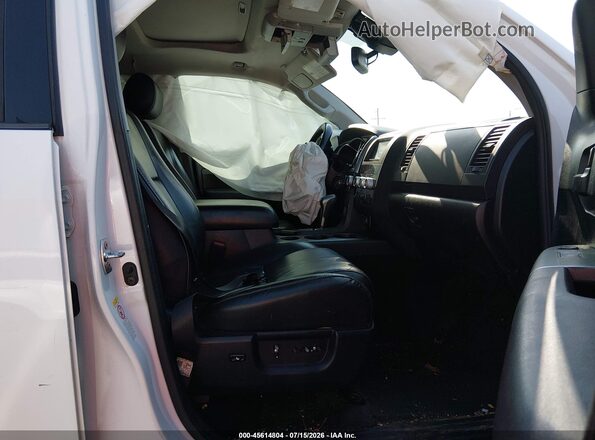 5TDBY5G13JS162975 2018 TOYOTA SEQUOIA White Սալոնի դիմացի տեսք