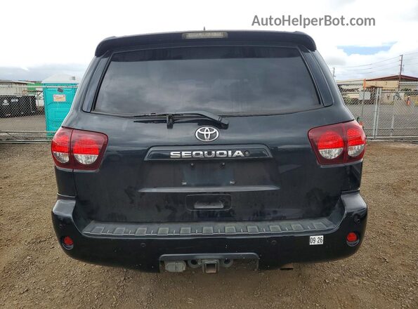 5TDBY5G17JS158623 2018 TOYOTA SEQUOIA Black Вид ззаду