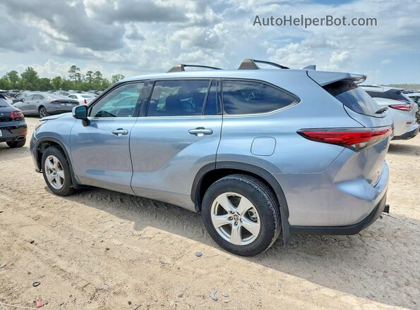 5TDBZRBH0LS034074 2020 TOYOTA HIGHLANDER Blue უკანა მარცხენა