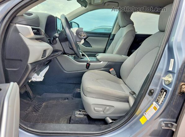 5TDBZRBH0LS034074 2020 TOYOTA HIGHLANDER Blue ხელსაწყოთა პანელის ხედი
