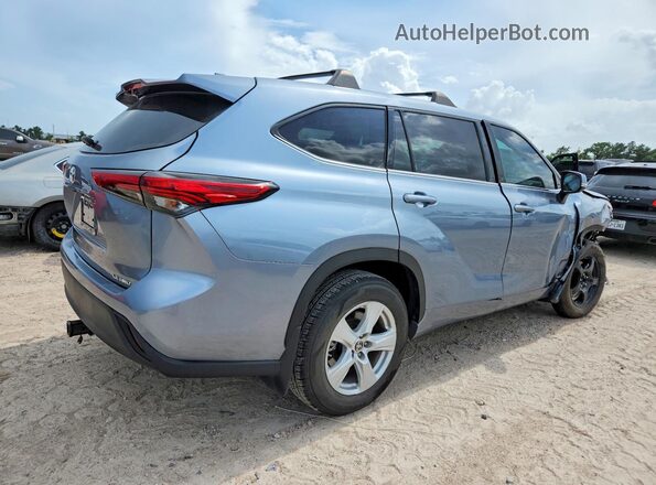 5TDBZRBH0LS034074 2020 TOYOTA HIGHLANDER Blue უკანა მარჯვენა