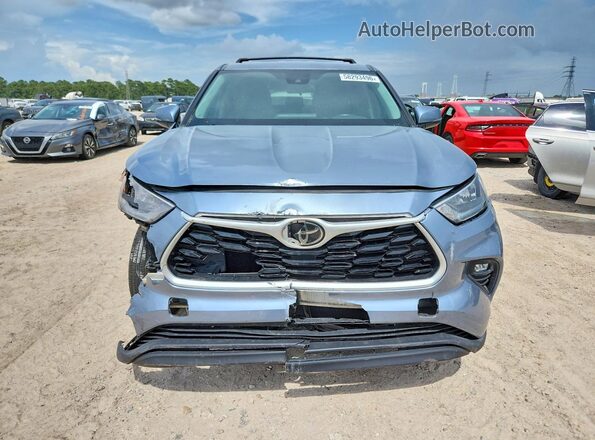 5TDBZRBH0LS034074 2020 TOYOTA HIGHLANDER Blue უკანა ხედი