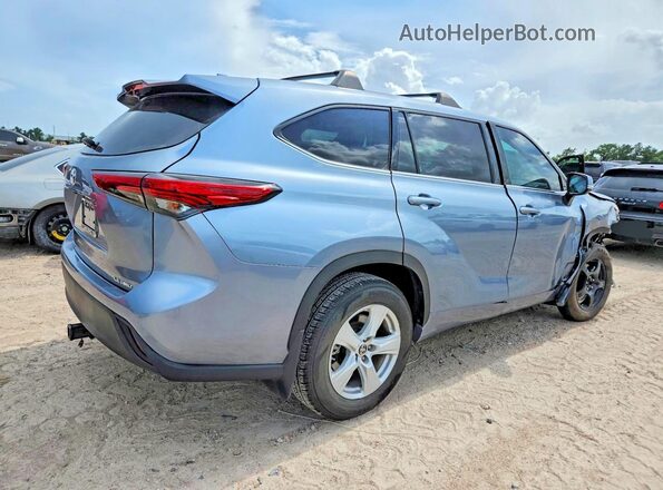 5TDBZRBH0LS034074 2020 TOYOTA HIGHLANDER Blue წინა მარჯვენა