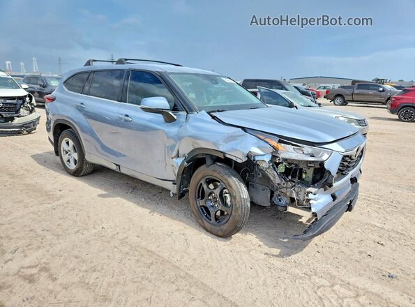 5TDBZRBH0LS034074 2020 TOYOTA HIGHLANDER Blue წინა ხედი