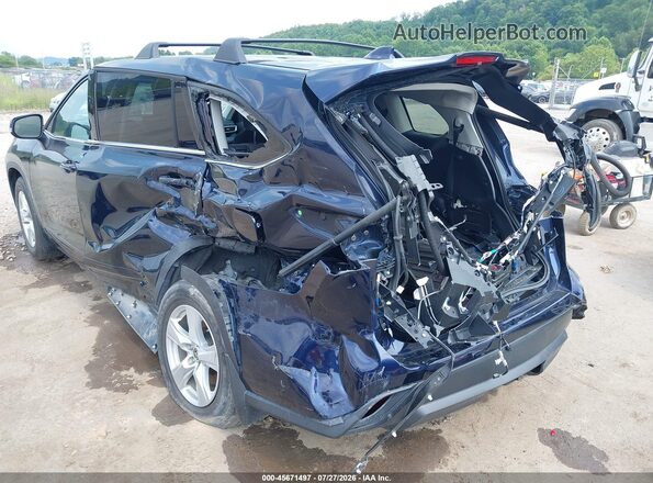 5TDBZRBH0MS156158 2021 TOYOTA HIGHLANDER Blue Vista frontal