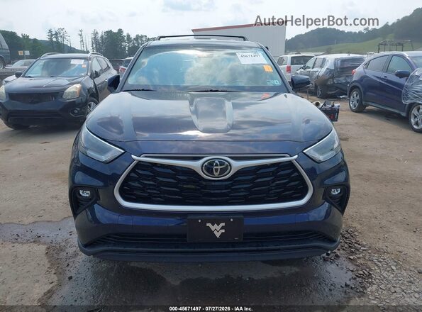 5TDBZRBH0MS156158 2021 TOYOTA HIGHLANDER Blue Vista interior trasera