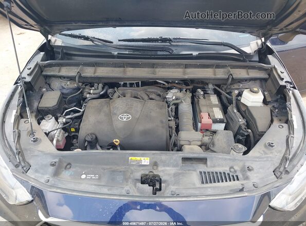5TDBZRBH0MS156158 2021 TOYOTA HIGHLANDER Blue Vista trasera