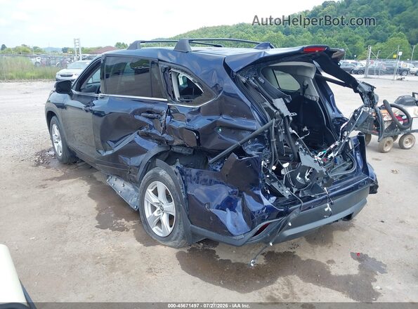 5TDBZRBH0MS156158 2021 TOYOTA HIGHLANDER Blue Trasero izquierdo