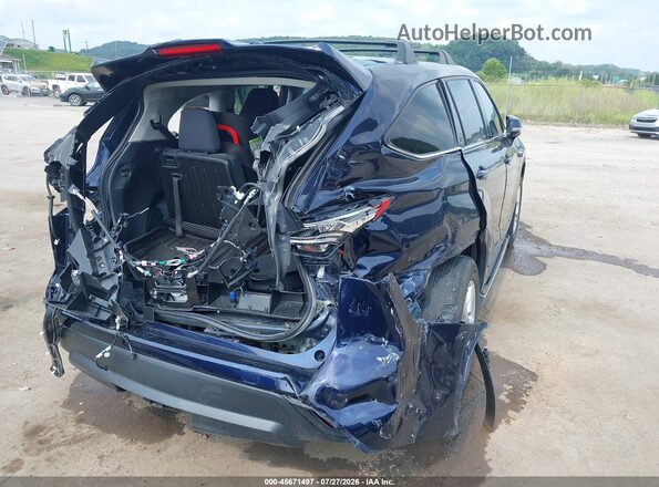 5TDBZRBH0MS156158 2021 TOYOTA HIGHLANDER Blue 