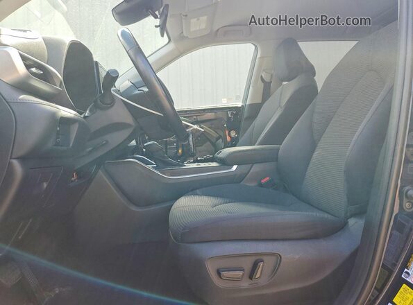 5TDBZRBH2LS010147 2020 TOYOTA HIGHLANDER Blue Widok wnętrza z przodu