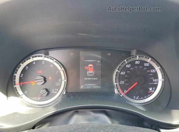 5TDBZRBH2LS010147 2020 TOYOTA HIGHLANDER Blue Widok zestawu wskaźników