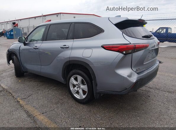 5TDBZRBH2LS038059 2020 TOYOTA HIGHLANDER Синий Задняя левая четверть