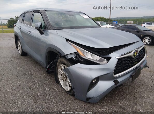 5TDBZRBH2LS038059 2020 TOYOTA HIGHLANDER Синий Вид спереди
