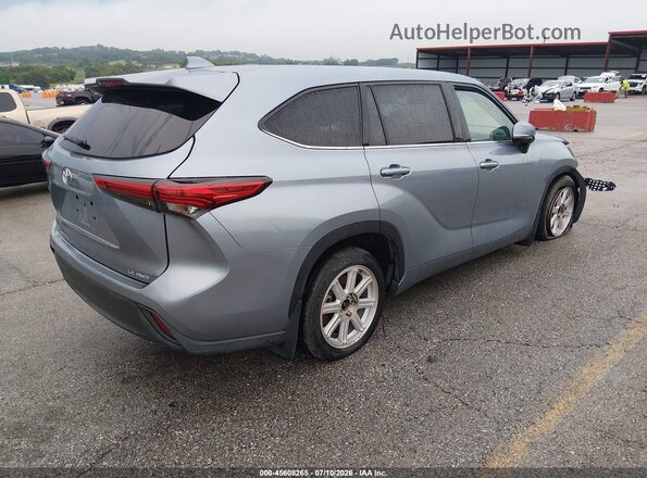 5TDBZRBH2LS038059 2020 TOYOTA HIGHLANDER Синий Задняя правая четверть