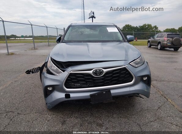 5TDBZRBH2LS038059 2020 TOYOTA HIGHLANDER Синий Вид задней части салона
