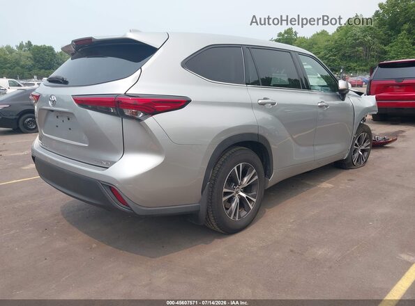 5TDBZRBH2MS082578 2021 TOYOTA HIGHLANDER Silver Задня права чверть