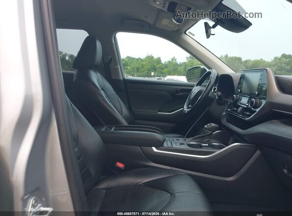 5TDBZRBH2MS082578 2021 TOYOTA HIGHLANDER Silver Вид салону спереду