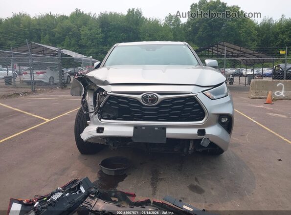 5TDBZRBH2MS082578 2021 TOYOTA HIGHLANDER Silver Вид щитка приладів
