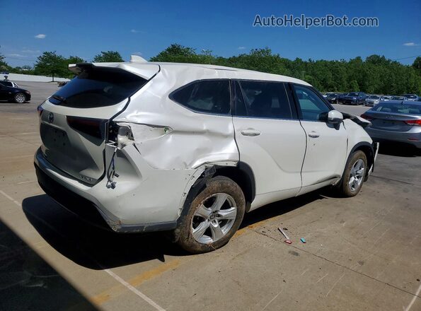 5TDBZRBH2MS534089 2021 TOYOTA HIGHLANDER White Trasero derecho