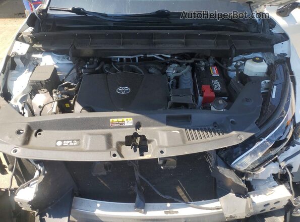 5TDBZRBH2MS534089 2021 TOYOTA HIGHLANDER White Vista del compartimento del motor