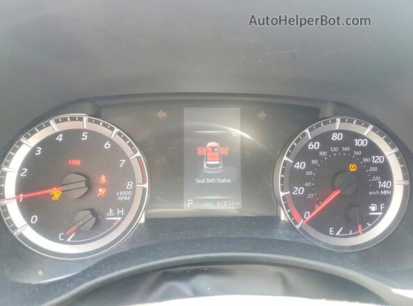 5TDBZRBH2MS534089 2021 TOYOTA HIGHLANDER White Vista del cuadro de instrumentos