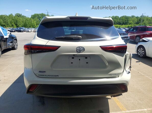 5TDBZRBH2MS534089 2021 TOYOTA HIGHLANDER White Vista trasera