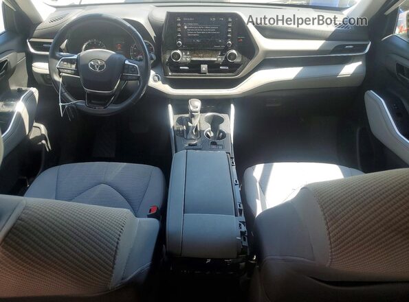 5TDBZRBH2MS534089 2021 TOYOTA HIGHLANDER White Vista del salpicadero