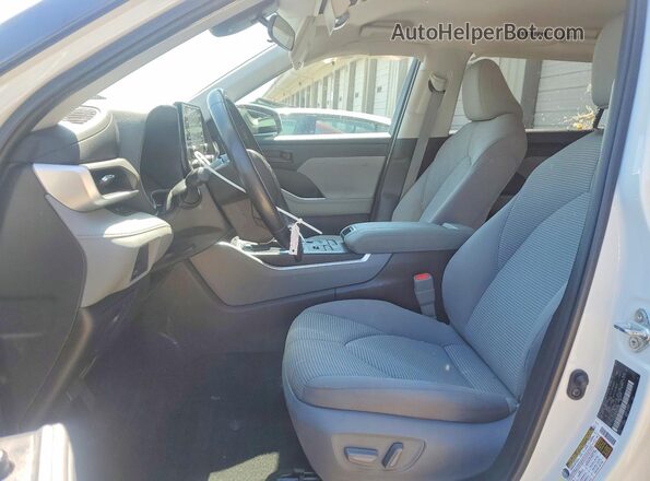 5TDBZRBH2MS534089 2021 TOYOTA HIGHLANDER White Vista interior delantera