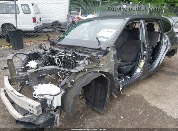 5TDBZRBH2MS544461 2021 TOYOTA HIGHLANDER Gray წინა ხედი