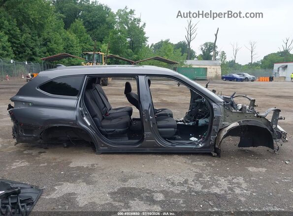 5TDBZRBH2MS544461 2021 TOYOTA HIGHLANDER Gray უკანა სალონის ხედი