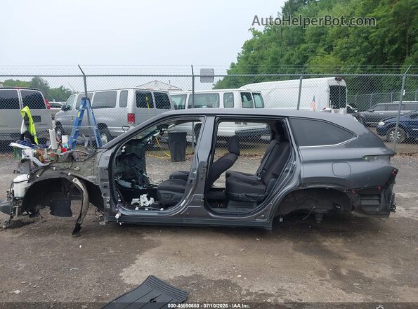 5TDBZRBH2MS544461 2021 TOYOTA HIGHLANDER Gray სალონის 360-გრადუსიანი ხედი